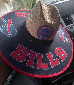 Buffalo bills straw hat