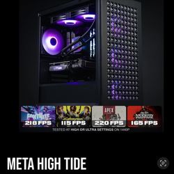 High Tide Meta Gaming Pc High Performance Mode 
