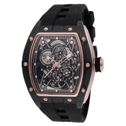 49016 - Invicta S1 Rally Automatic Men's Watch w/ Skeleton Dial - 44mm, Black