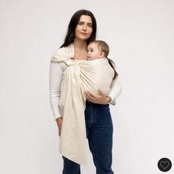 Wildbird Ring Sling Baby Carrier - Sparrow/Gold Ring