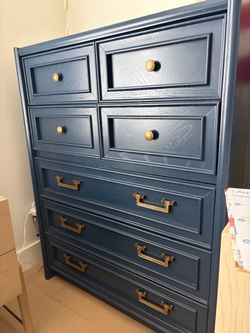 Navy Blue Dresser