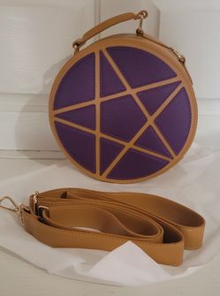 Purple Spooky Concha Bag