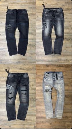 Purple/amiri/ksubi jeans