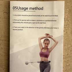 Smart exercise hoop and weight massage 2n1