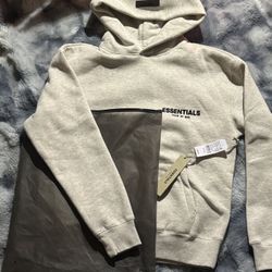 Essentials Light Oatmeal Hoodie