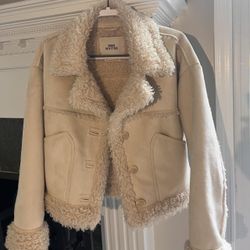 Urban Outfitters Women's Tan and Cream Jacket 33101