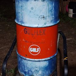 Gulflex 120 Pound Capacity Grease Barrel