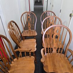 Wood Table And Chairs