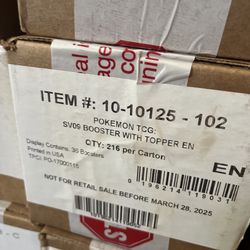 Pokemon Journey Together Enhanced Booster Box Sealed Case