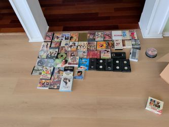 Huge Media Clearance Lot: Asian Pop CDs, Drama DVDs, VHS, & Novels