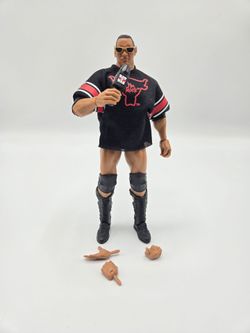 Mattel WWE Elite Collection The Rock Action Figure w/ Alternate Hands