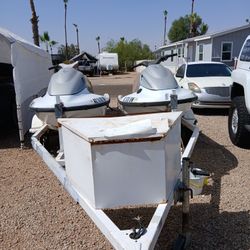 2098 And 2099 Seadoos And Trailer