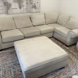 Couch With Big ottoman