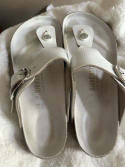 White Birkenstock Sandals 