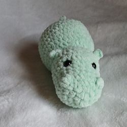 Hippo Amigurumi Plush
