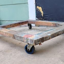 Industrial Heavy Duty Solid Wood Furniture Dolly Utility Warehouse Cart Plant Caddy Caster Wheels Piano Mover