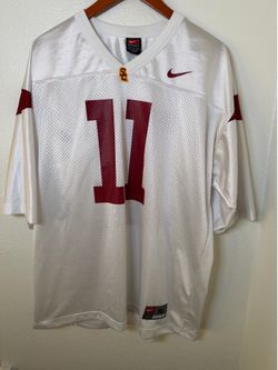 Nike Authentic Team USC Trojans University Football Jersey #11 NCAA White XL