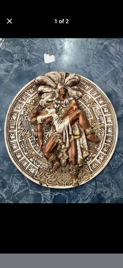 2 Large Aztec / Mayan Wall Plaque -3D Decorative Wall Art
Tribal Decor