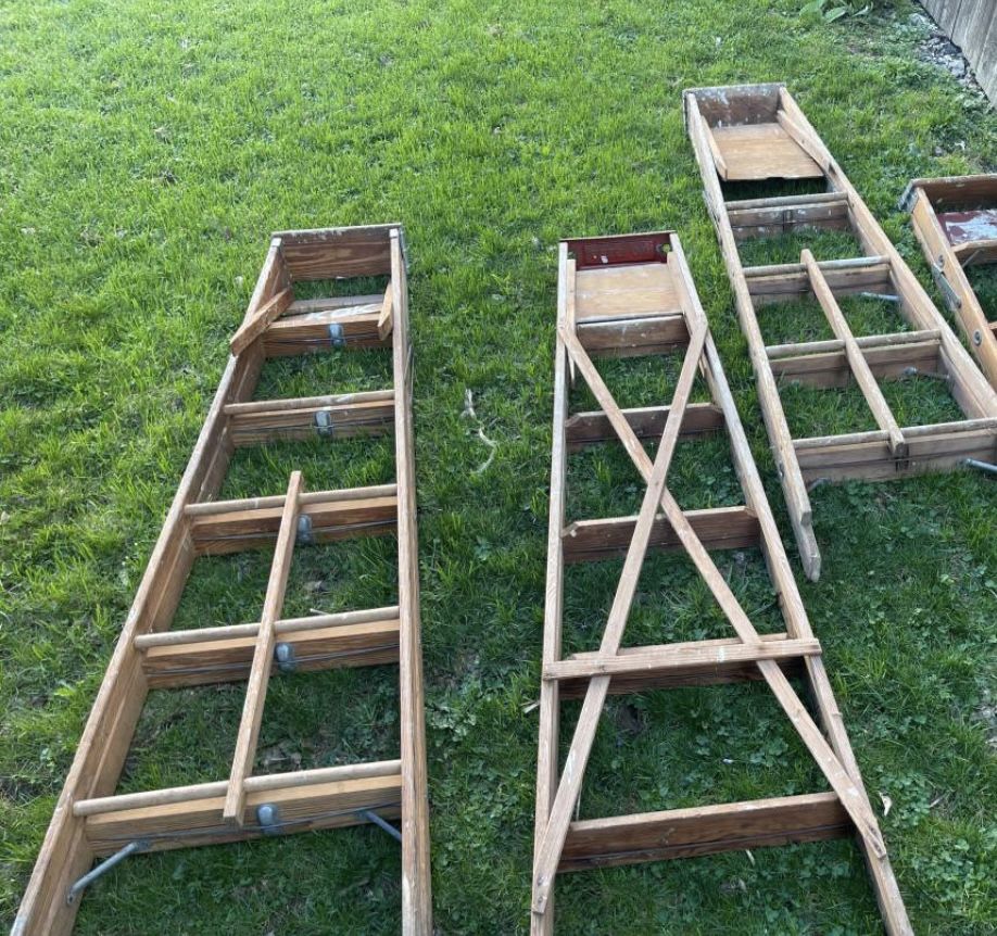 Used Wooden Ladders Only One Left