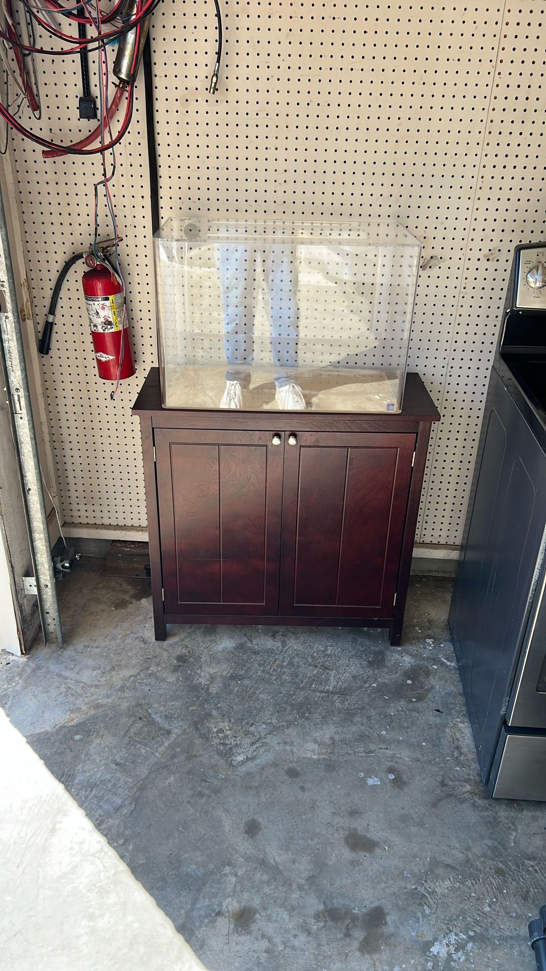 Fish Tank And Cabinet