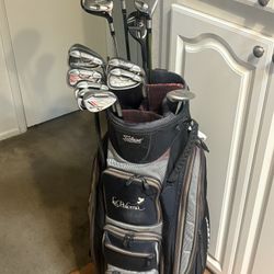 MENS FULL SET Golf Clubs - TaylorMade r7, RocketBallz & Titleist Cart Bag