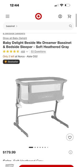Baby Delight Beside Me Dreamer Bassinet & Bedside Sleeper