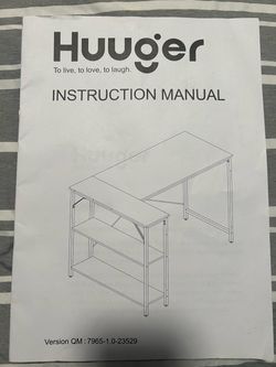 Huuger L shaped desk