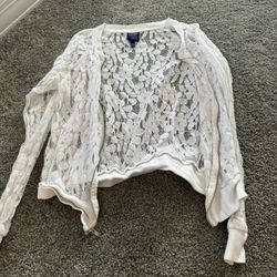 Disney Beauty And The Beast Lace Cover Up Girls Size S