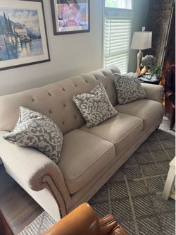 Solid wood sofa