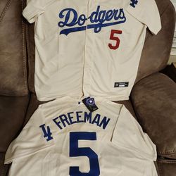 Dodgers Freddie Freeman Jersey  (Cream Color)