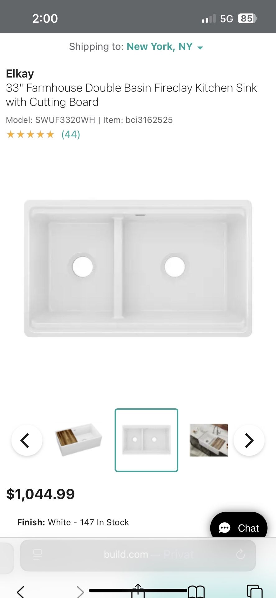 Elkay Farmhouse Sink - FREE