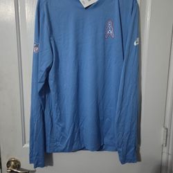 Houston Oilers M On-Field Nike Dri-fit longsleeve shirt. 
