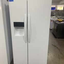 White Refrigerator Side By Side - Great Deal! Take It For Zero Down Ask For Details