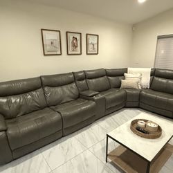 6 Piece reclinable Sectional sofa