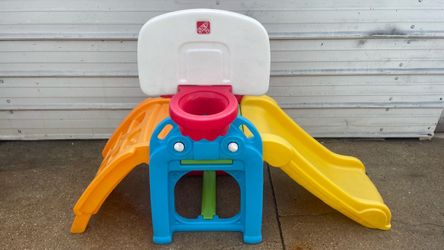 Toddler Climb Wall, Hoop & Slide 🛝 Escalador infantil con tobogán