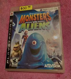 PS3 Game. MONSTERS vs ALIENS