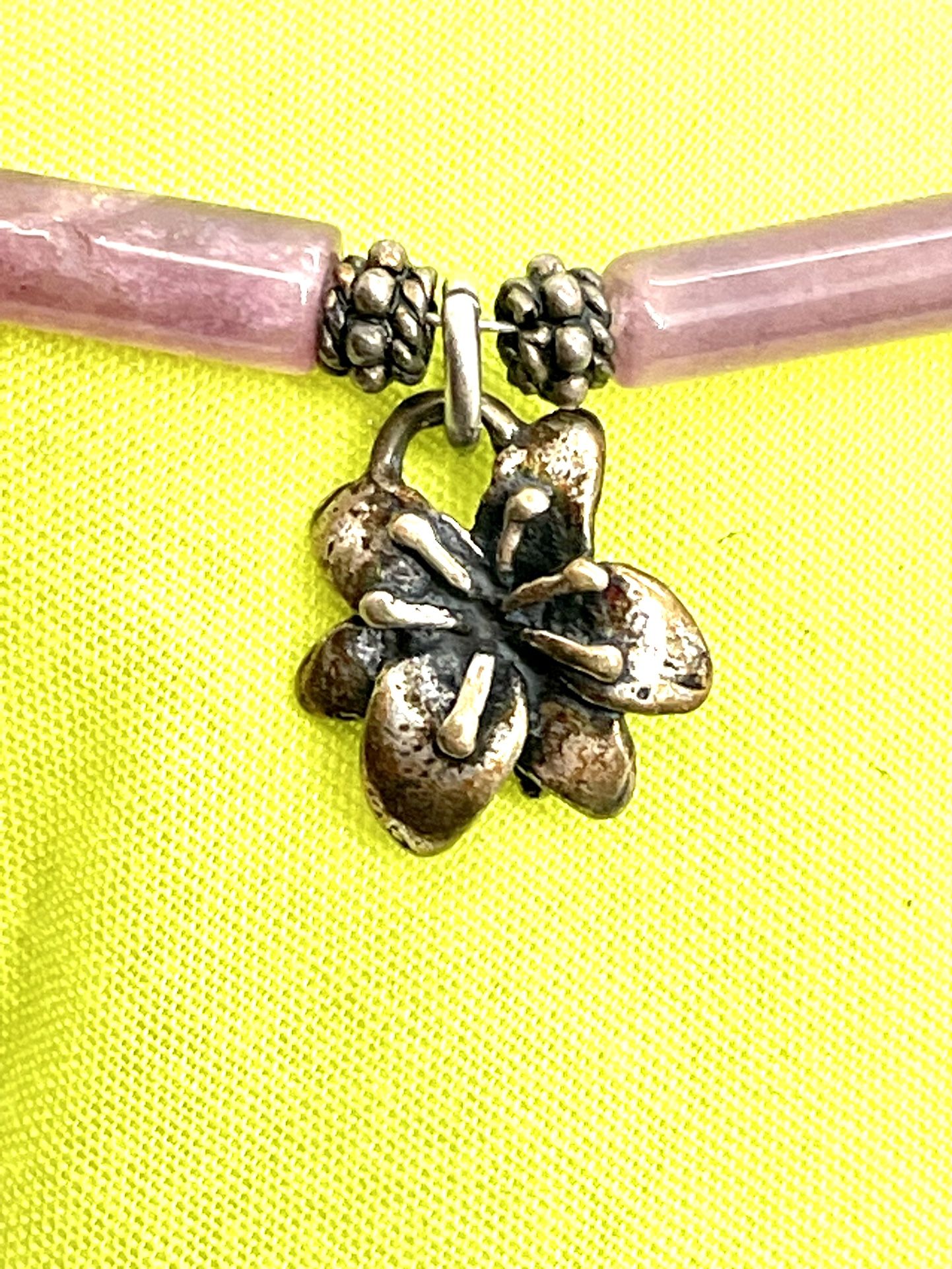 Sweet Pink Gemstone Necklace