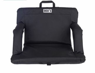Padded stadium seat that is easy to carry