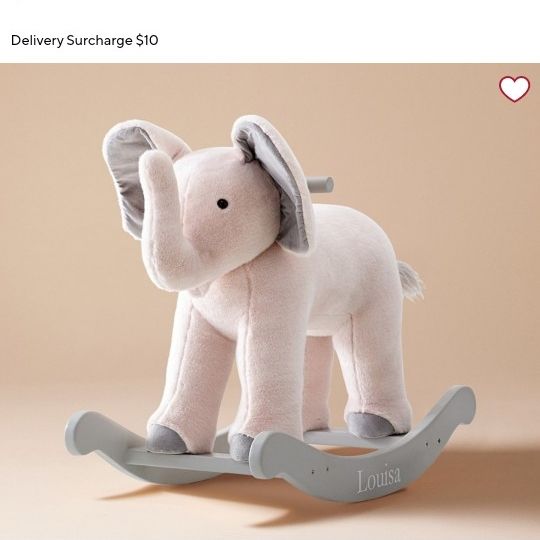 Elephant rocking horse pottery barn new arrivals