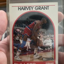 1989-90 NBA Hoops - Harvey Grant #67 (RC)