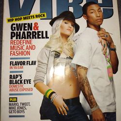 Vibe Magazine. The Style Issue With Gwen And Pharrell. March 2005.