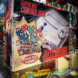 Super Nintendo SNES Jr. Console Super Mario World 2: Yoshi's Island Almost CIB