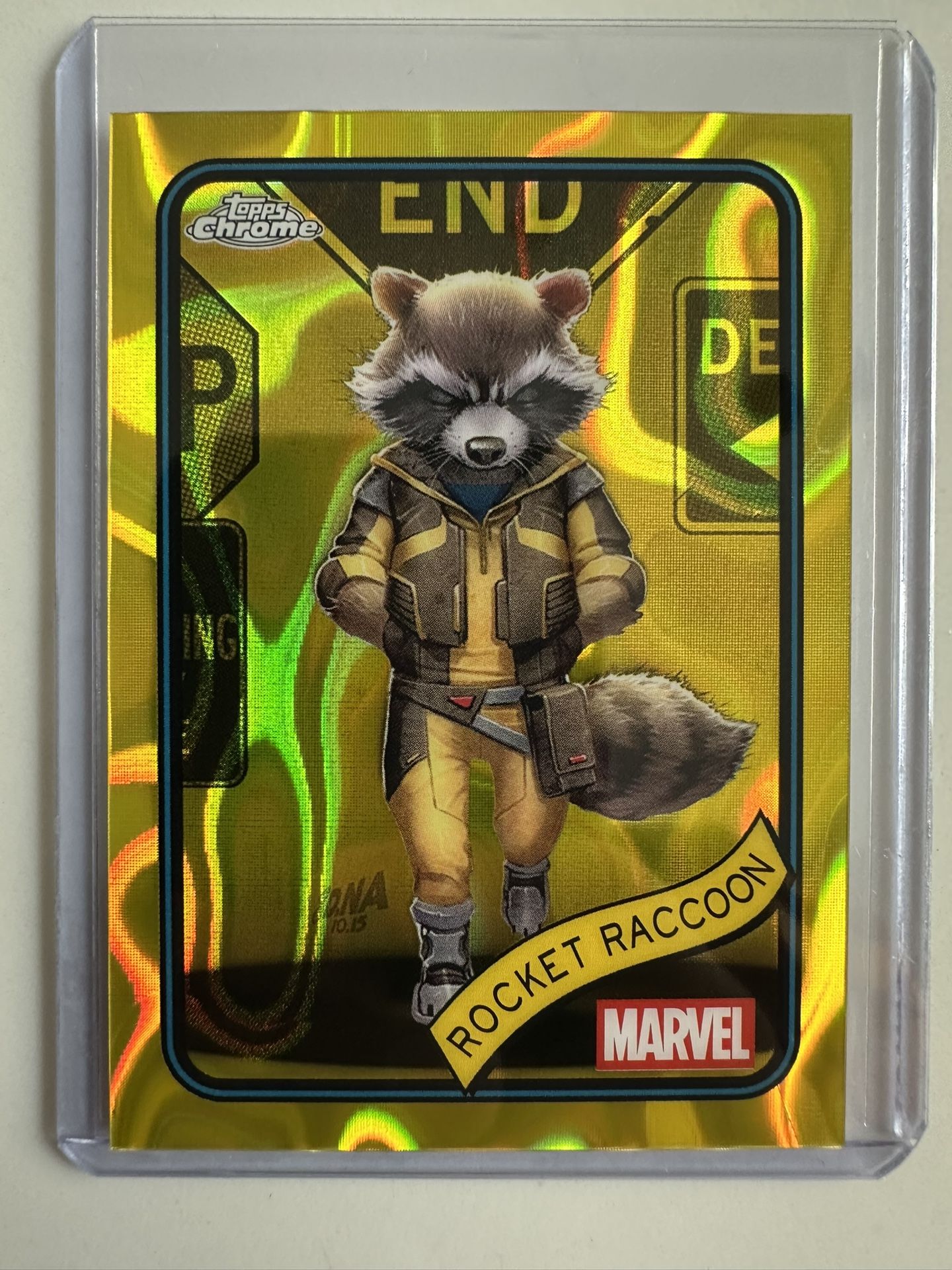 Rocket Raccoon #120 Yellow Lava