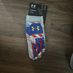 UNDER ARMOUR CLEAN UP BATTING GLOVES MENS MD NEW