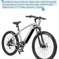 Selling My E-bike-1100 OBO Used Like New 