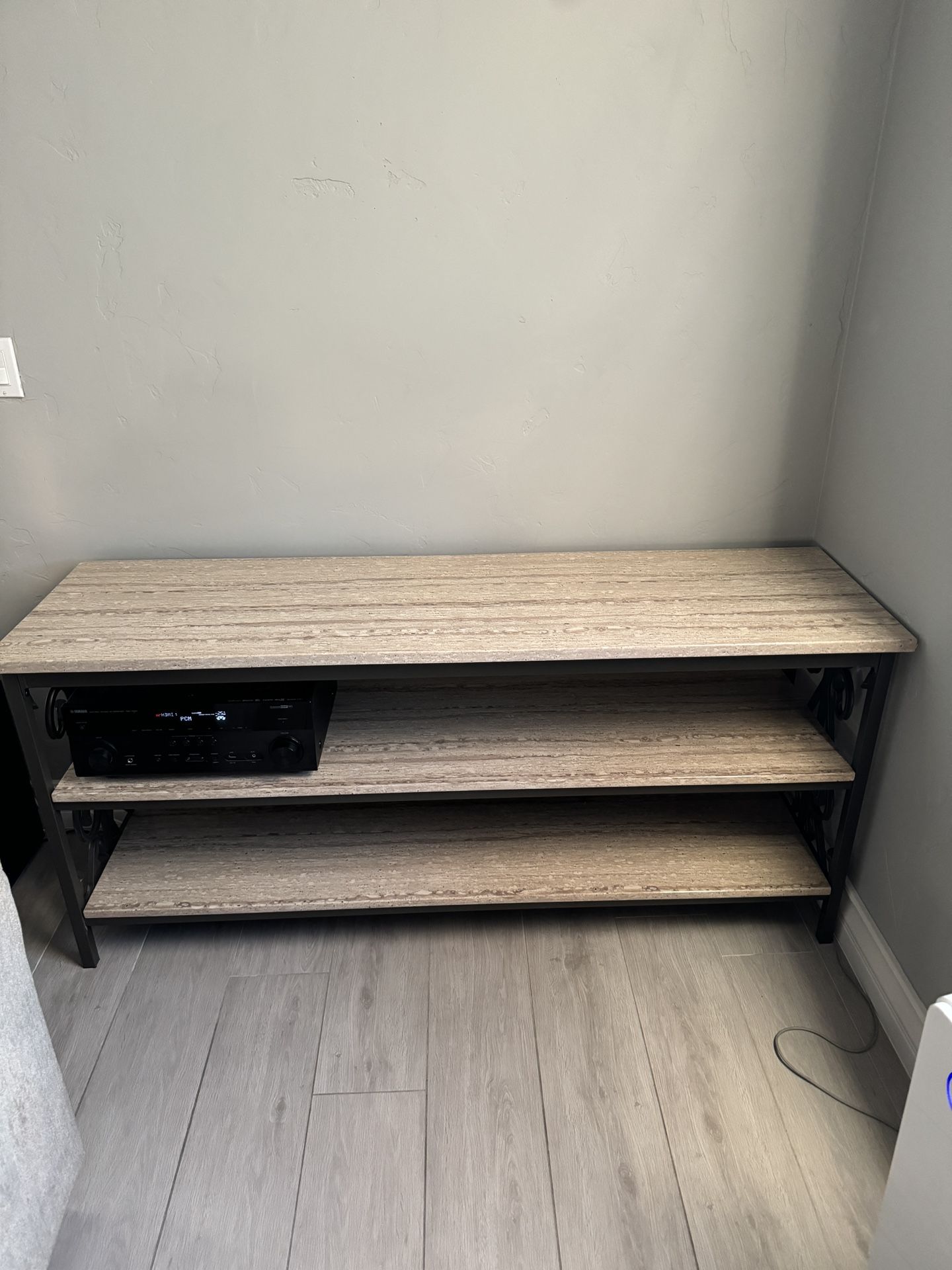 Acrylic Media Console Table + Accessories