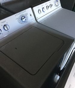 Ge washer and dryer set/ 30 day warranty/ delivery and installation are available
