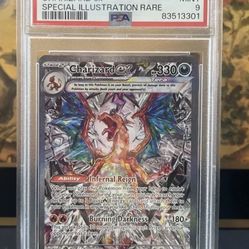 Charizard EX 223/197 PSA 9 MINT 2023 Pokemon Obsidian Flames SIR