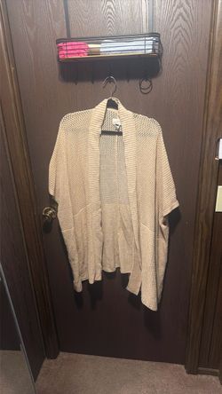 Tan cardigan