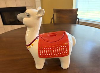 Ceramic Llama Cookie Jar